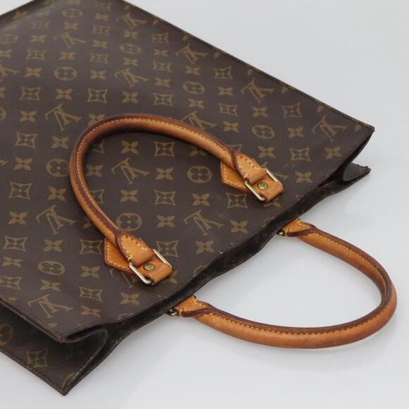 LOUIS VUITTON Monogram Sac Plat Hand Bag M51140 - Picture 6 of 12